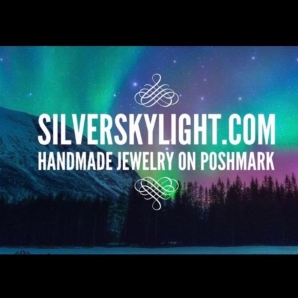 Lariat Y shape necklace iridescent druzy quartz crecent moon charm - Picture 11 of 11